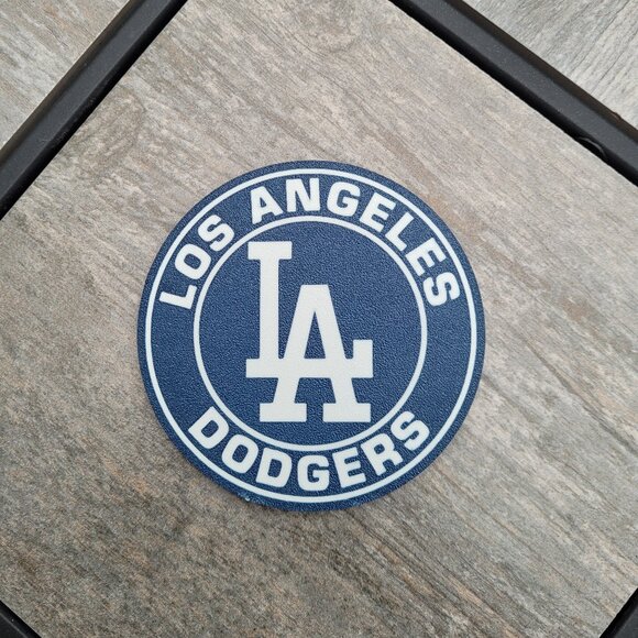 Los Angeles Dodgers Coaster Set - 3D Printed - (Set of 4) - Picture 3 of 4